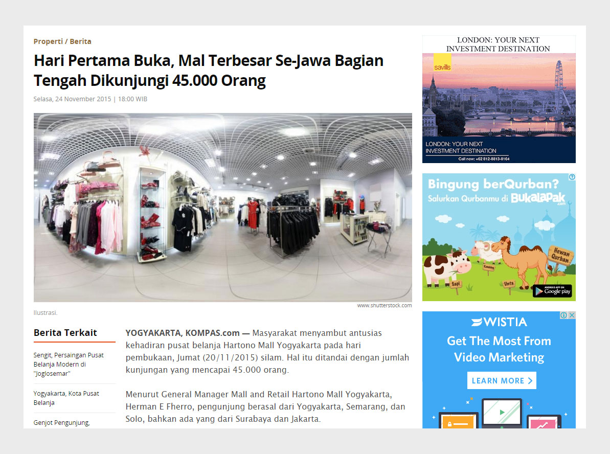 Hartono Mall Kompas.com
