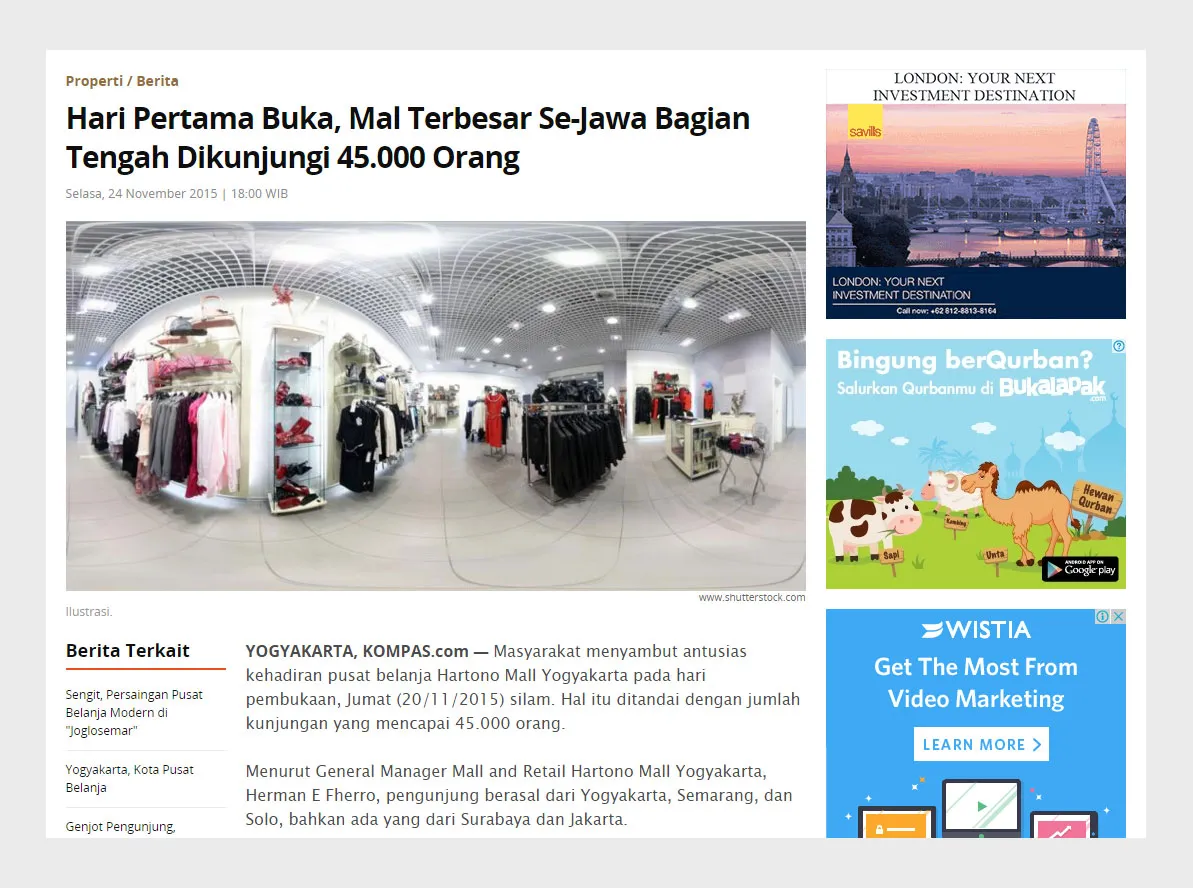 Hartono Mall Kompas.com